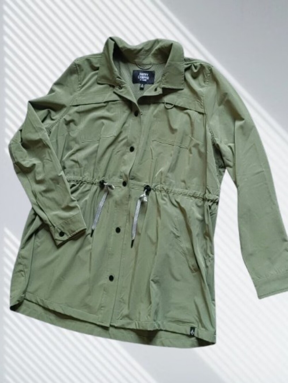 Olive Green Utility Anorak Jacket - Women HAPPY CAMPER By TORRID, SIZE 1X